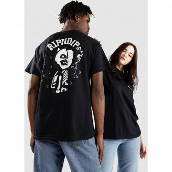 RIPNDIP Skelly Nerm Smokes Schwarz – Herren‑Tee, Größe S
