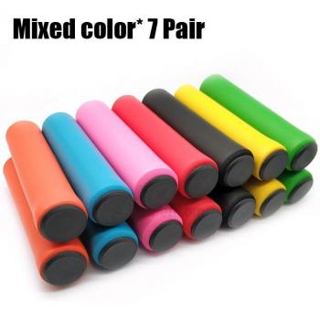 Poignées de vélo souples en silicone pour VTT
