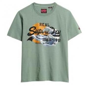 Camisa Superdry Tokyo Vintage Verde Pastel (S)
