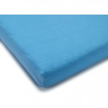 Lenzuolo Azzurro in Jersey per Cullino con Angoli Elastici