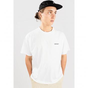 Carhartt WIP Maglia Bianca/Nera a Ricamo