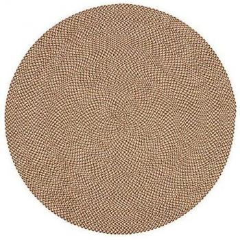 Alfombra circular Rodhe 150 cm color beige