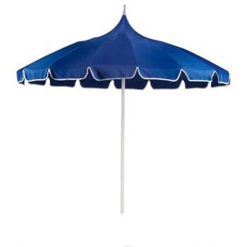 Abri de terrasse aluminium couleur Bleu Minoa, 245 cm