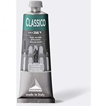Peinture à l’huile 60 ml Classico Maimeri – Vert Émeraude de P. Véronèse