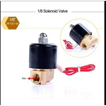 2W-025-06 Brass Electric Solenoid Valve 1/8 N/C DN06 AC220V