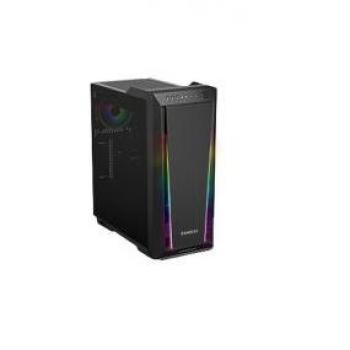 GAMDIA Argus M2 RGB Case ATX Intermedio con Pannello Vetro Nero