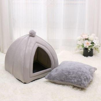 Warm Velvet Dog and Cat Bed