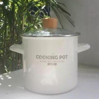 Olla de cocina 18 cm, pot épais, 2,9 L, couvercle plastique
