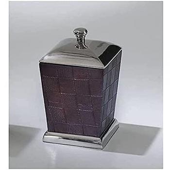 Scatola Alux Media 20x12x12 cm in Ecopelle e Alluminio