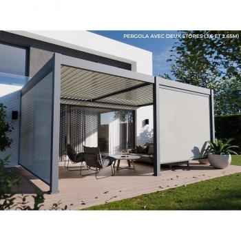 ECLIPSE Pergola Bioclimatique 34 Lames Aluminium