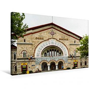 Calvendo Textilprint 75 x 50 cm – Bahnhof Chisinau (Anneli Hegerfeld-Reckert)