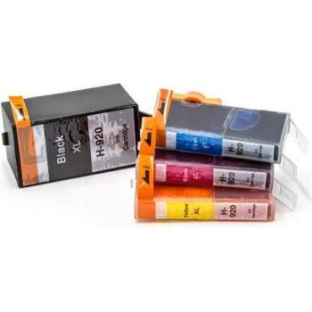 Lot 4 Cartouches Encre HP 920 XL et Modèles CD975/974/973/972 – Compatible & Puce
