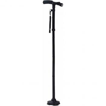 Bastón Plegable Negro con Luz LED