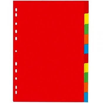 Intercalaire A4 10 touches en carton Pagna