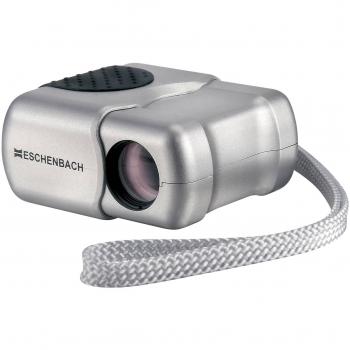 Eschenbach Optik Monokular microlux 4x13, zusammenklappbar, klein, handlich, silber