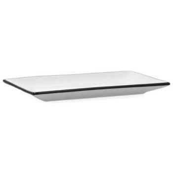 Conjunto de 6 Tapas QUID GASTRO BLACK 16,5x9,5x2cm Porcelana Fría