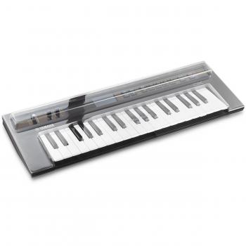 Decksaver LE Cover for Yamaha Reface Range CS, DX, CP, YC Keyboard, Smoked/Clear