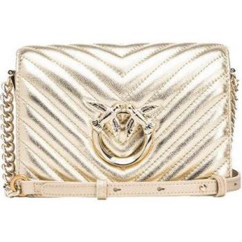 Pinko Love Click Mini Crossbody Bag Gold Yellow ONE SIZE