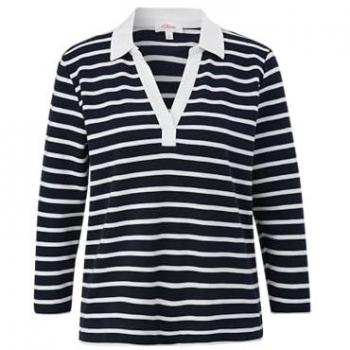 S.Oliver 3/4-Arm Shirt mit Muster