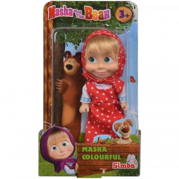 Masha & Michka Mini poppetje Rood 12 cm