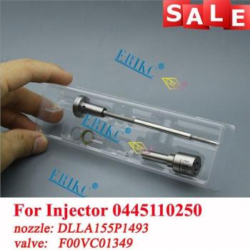 Partes de Revisión Inyector ERIKC DLLA155P1493 y Válvula F00VC01349 – Volvo 30750283