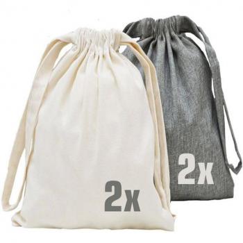Organisateur de voyage Dunedesign – 32×32 cm, pochette vêtements, sac à dos, linge sale (look lin)