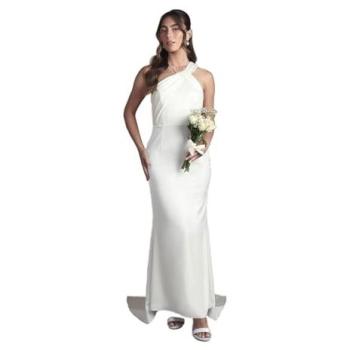 Halter Neck Fishtail Maxi for Brides – Coast Ivory Edition