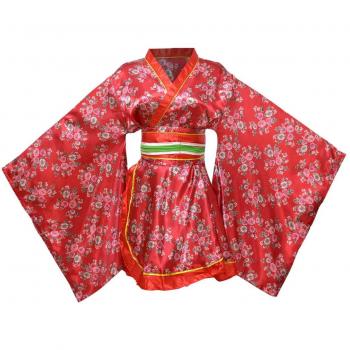 Japanese Blossom Open-Front Kimono