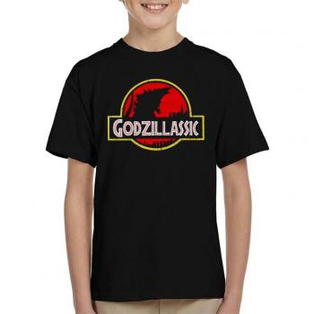 Black Cloud City 7 Godzilla Kid Tee – Jurassic Design