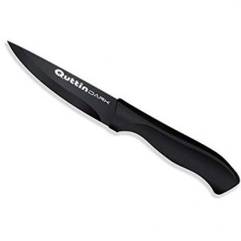 Cuchillo Pelador Quttin 9 cm Negro Multicolor