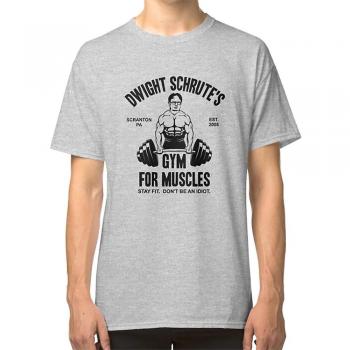 Dwight Schrute Gym T-shirt blanc RockShark M