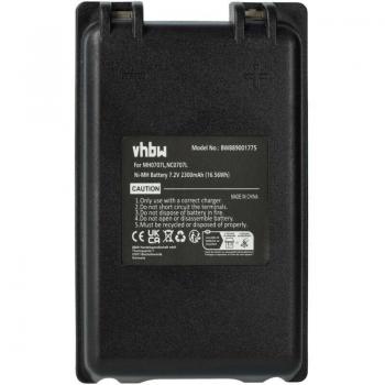 7.2 Volt 2300mAh NiMH Rechargeable for Autec FUA10 & UTX97 – Black
