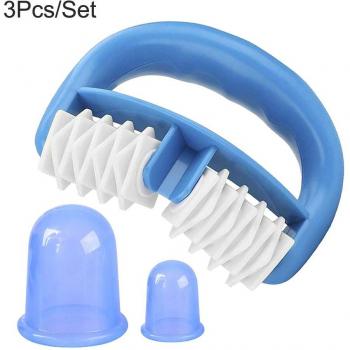 Kit Ventosas + Rodillo Anti‑Celulitis