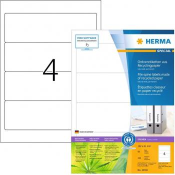 Herma GreenFile A4 Spine Labels – 80 Pieces