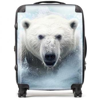 Polar Bear Splashart XL Suitcase