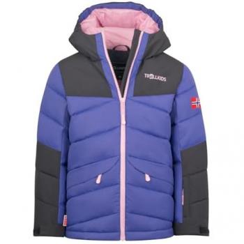 Trollkids Narvik Pro Men's Jacket (Dark Purple, Black, Guave) 164cm