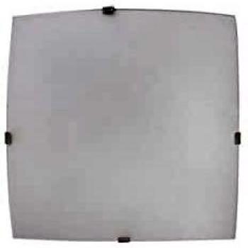 Ayla Plafoniera Quadrata 1xe27 Bianco 25x25x6 Cm