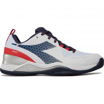 Tennisschuhe Diadora Blushield Torneo 2 für Herren in Weiß