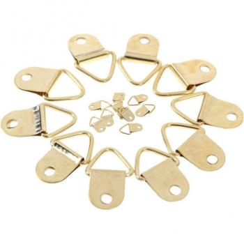 20pcs White Plastic Invisible Wall Mount Photo Hook Set