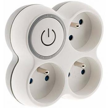 Zenitech Triplite 16A 2P+T avec interrupteur gris