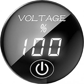 Touch Switch LED Voltmeter for DC 5V-48V Systems
