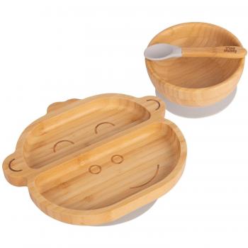 Monkey Bamboo Baby Feeding Set