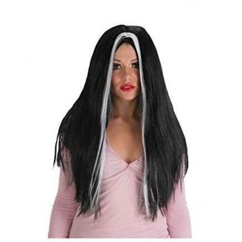 Peluca Morgana con mechas blancas