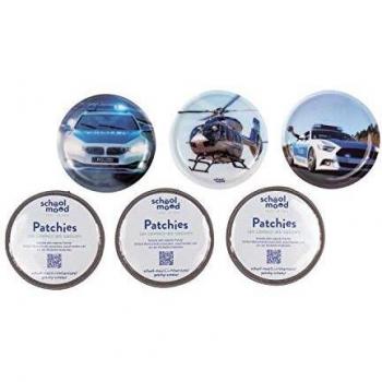 School-Mood 6er Patchy-Set Polizei 6502-307