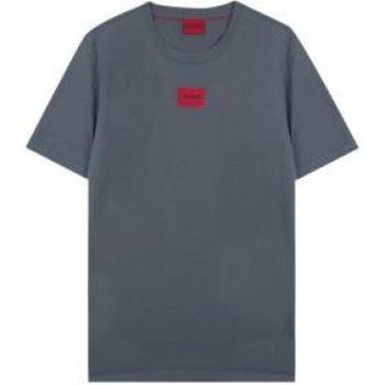T-shirt HUGO manica corta blu navy rosso