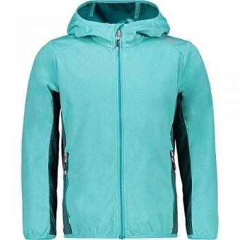Veste Fille Softshell XS avec Capuche Fixe et Céramique Mélange