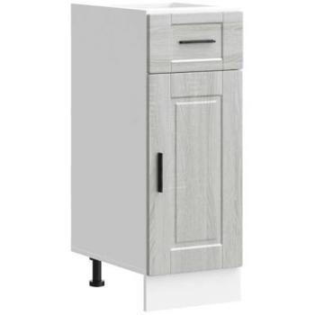 VidaXL Porto Grey Sonoma Engineered Wood Kitchen Base Cabinet
