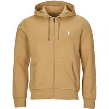 Ralph Lauren Kapuzenjacke aus 30/1 Double Knit in Braun