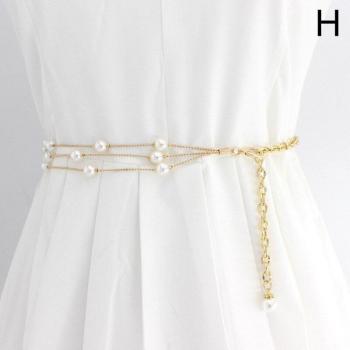 Accessoire ceinture perles pour robe