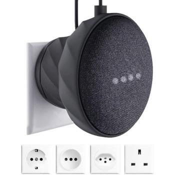 Soporte KIWI para Home Mini de Google, Soporte Mural Magnético (Gris Oscuro)